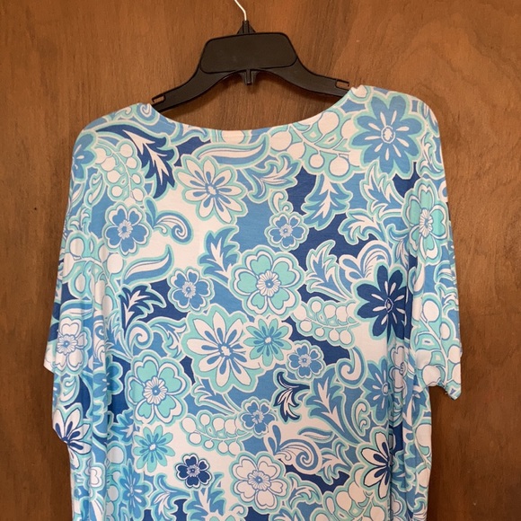 3/$45 Ruby Rd top floral print with stretch petite shirt boho casual LP - Picture 17 of 17
